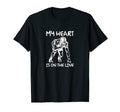 My Heart Is Line Football Lineman T-Shirt - Fun Novelty Design for Adults - T-Shirt, Sweatshirt, Hoodie