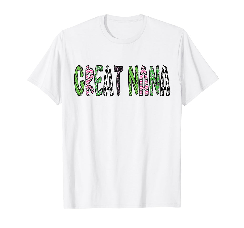 Soccer Great Nana Funny Soccer T-Shirt - Minimalist Print for Adults - T-Shirt, Sweatshirt, Hoodie