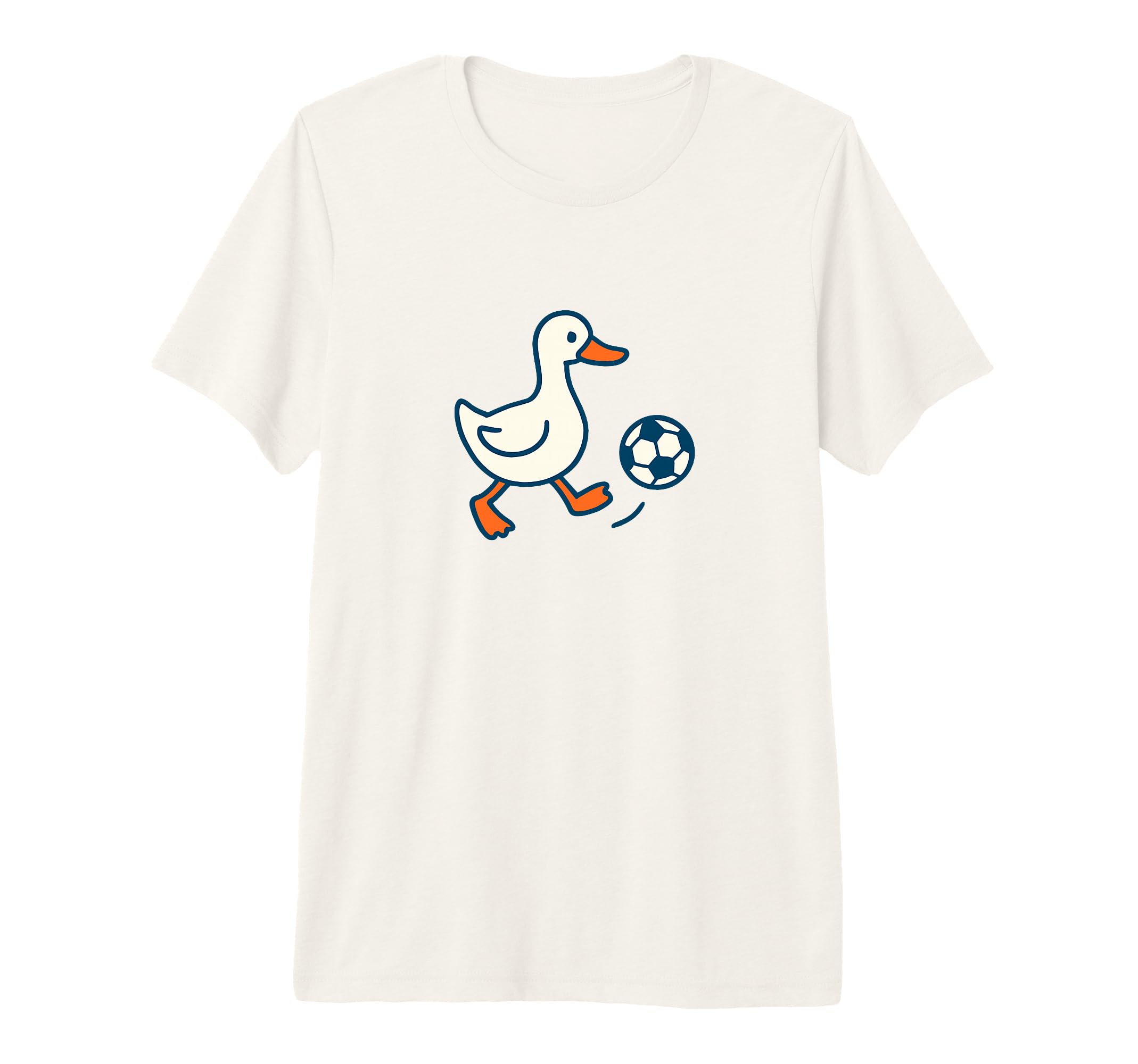 Minimalist Soccer Duck Football Animal T-Shirt - Streetwear Style Unisex - T-Shirt, Sweatshirt, Hoodie