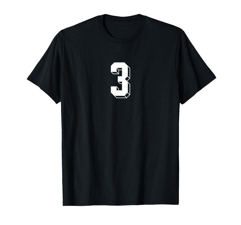 Number 3 80S 90S Soccer Team Jersey T-Shirt - Streetwear Style Men Women - T-Shirt, Sweatshirt, Hoodie