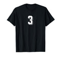Number 3 80S 90S Soccer Team Jersey T-Shirt - Streetwear Style Men Women - T-Shirt, Sweatshirt, Hoodie