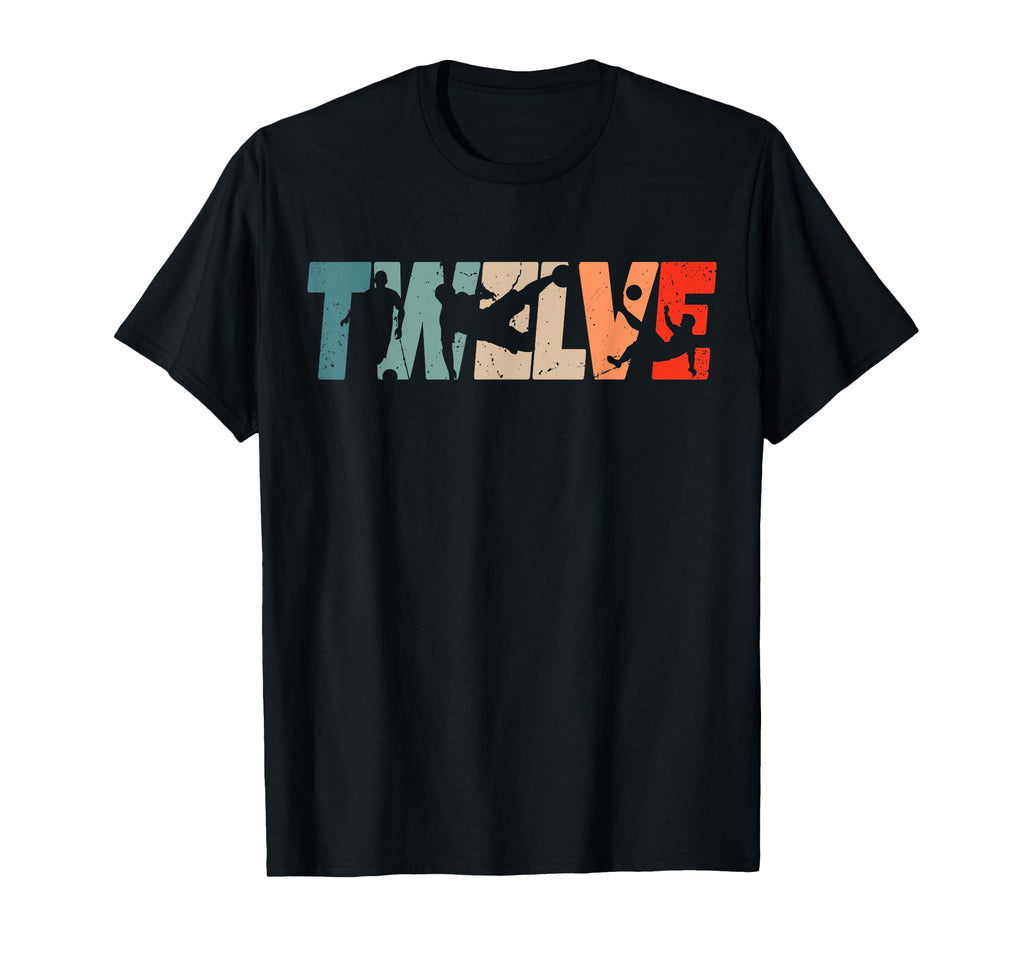 12Th Birthday Soccer 12 Years Old T-Shirt - Custom Art Print for Adults - T-Shirt, Sweatshirt, Hoodie