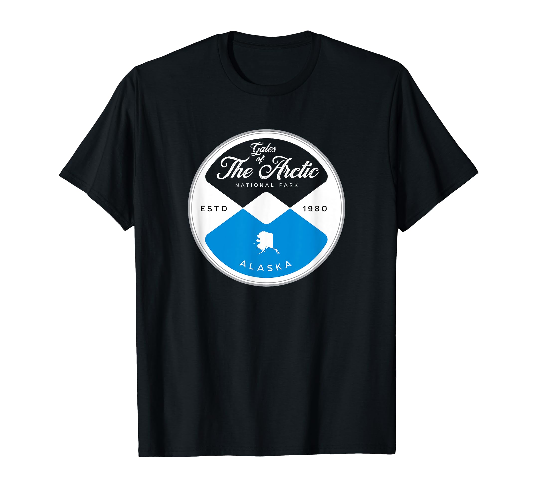 Gates Arctic National Park Alaska Circle T-Shirt - Novelty Apparel Unisex - T-Shirt, Sweatshirt, Hoodie