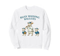 Busy Raising Baller Baseball Sweatshirt - Trendy Graphic for Adults - T-Shirt, Sweatshirt, Hoodie