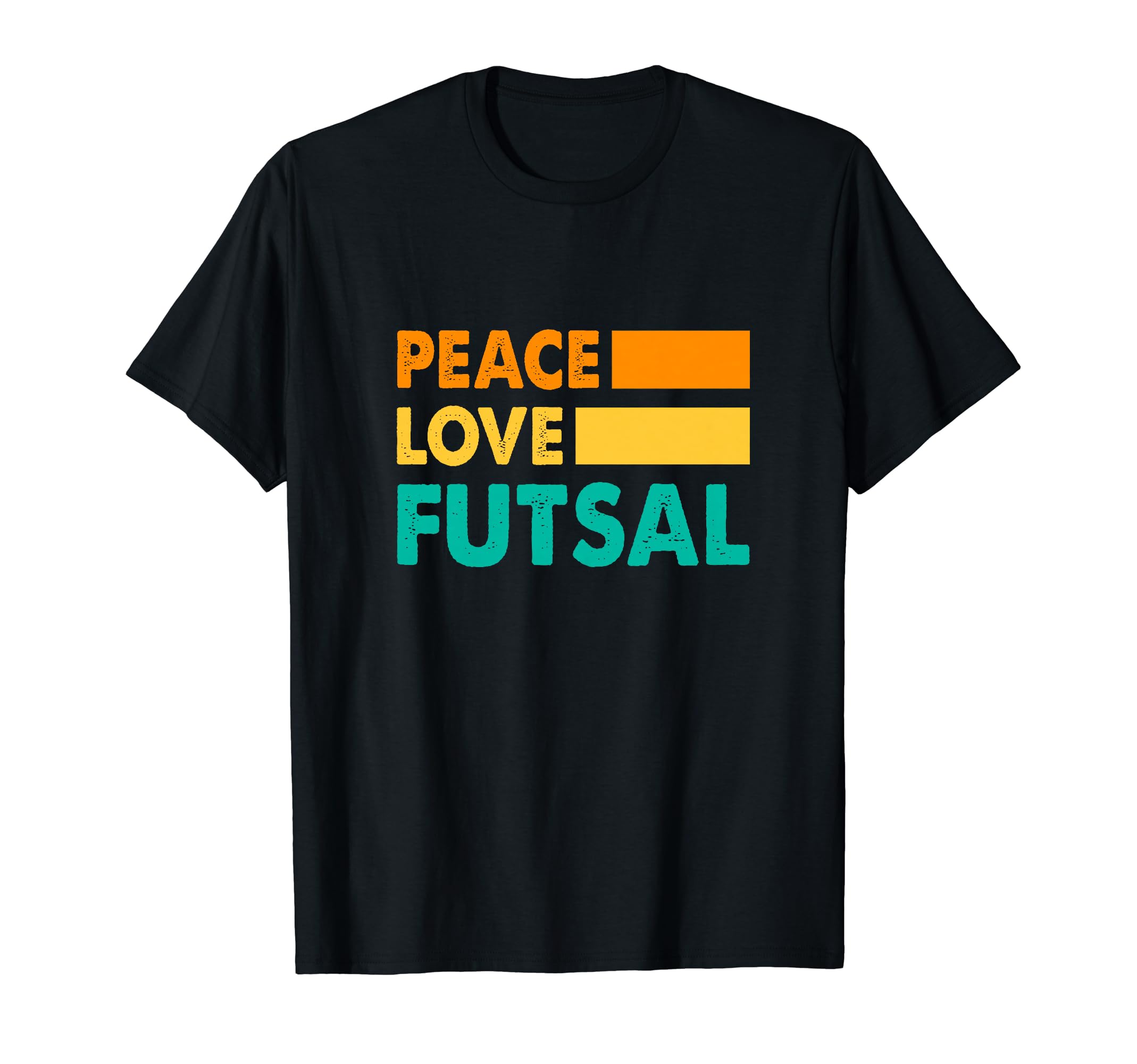 Peace Love Futsal Indoor Soccer Player T-Shirt - Unique Graphic Unisex - T-Shirt, Sweatshirt, Hoodie