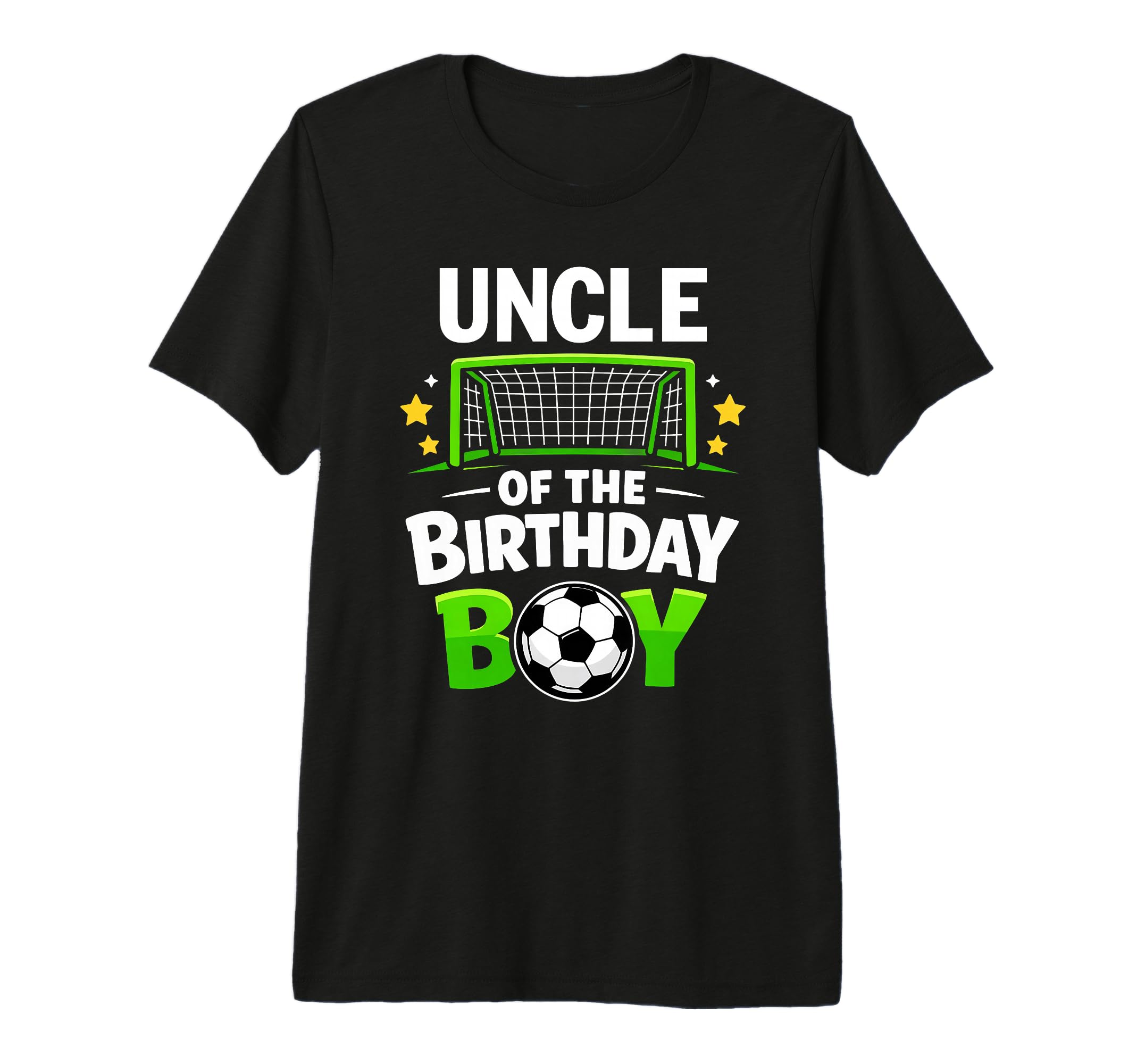 Uncle Birthday Soccer Ball Family T-Shirt - Casual Everyday Wear Unisex - T-Shirt, Sweatshirt, Hoodie
