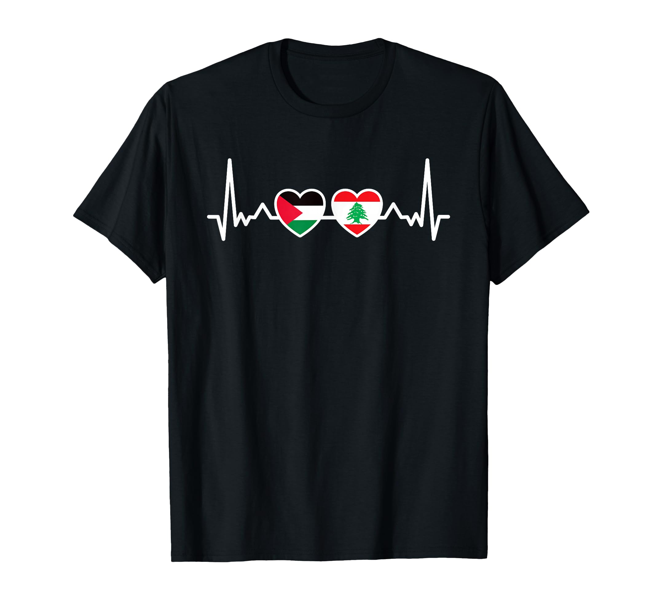 Lebanon Palestine Flag Lebanese T-Shirt - Streetwear Style Men Women - T-Shirt, Sweatshirt, Hoodie