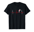 England Soccer Heartbeat Ekg Pulse T-Shirt - Fun Novelty Design Unisex - T-Shirt, Sweatshirt, Hoodie