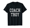 Coach Troy Custom Football Soccer T-Shirt - Casual Everyday Wear Unisex - T-Shirt, Sweatshirt, Hoodie