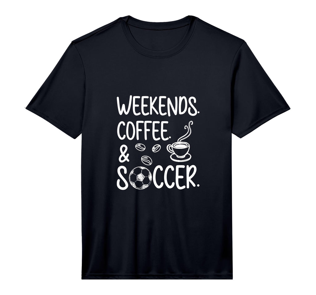 Mens Weekends Coffee And Soccer T-Shirt - Aesthetic Graphic Men Women - T-Shirt, Sweatshirt, Hoodie
