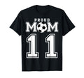 Number 11 Custom Proud Soccer Futbol T-Shirt - Unique Graphic for Adults - T-Shirt, Sweatshirt, Hoodie