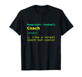 Powerchair Football Coach Definition T-Shirt - Unique Graphic Men Women - T-Shirt, Sweatshirt, Hoodie