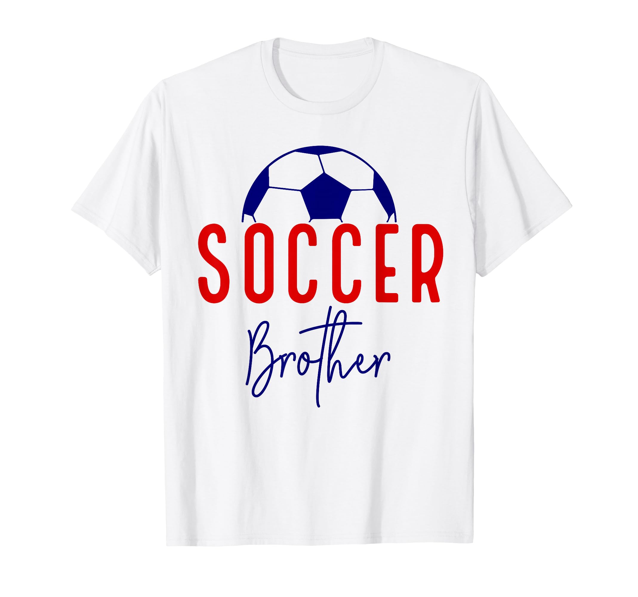 Soccer Brother Soccer Lil Bro Support T-Shirt - Graphic Print for Adults - T-Shirt, Sweatshirt, Hoodie