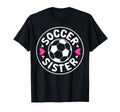 Proud Soccer Sister Heart T-Shirt - Fun Novelty Design Unisex - T-Shirt, Sweatshirt, Hoodie