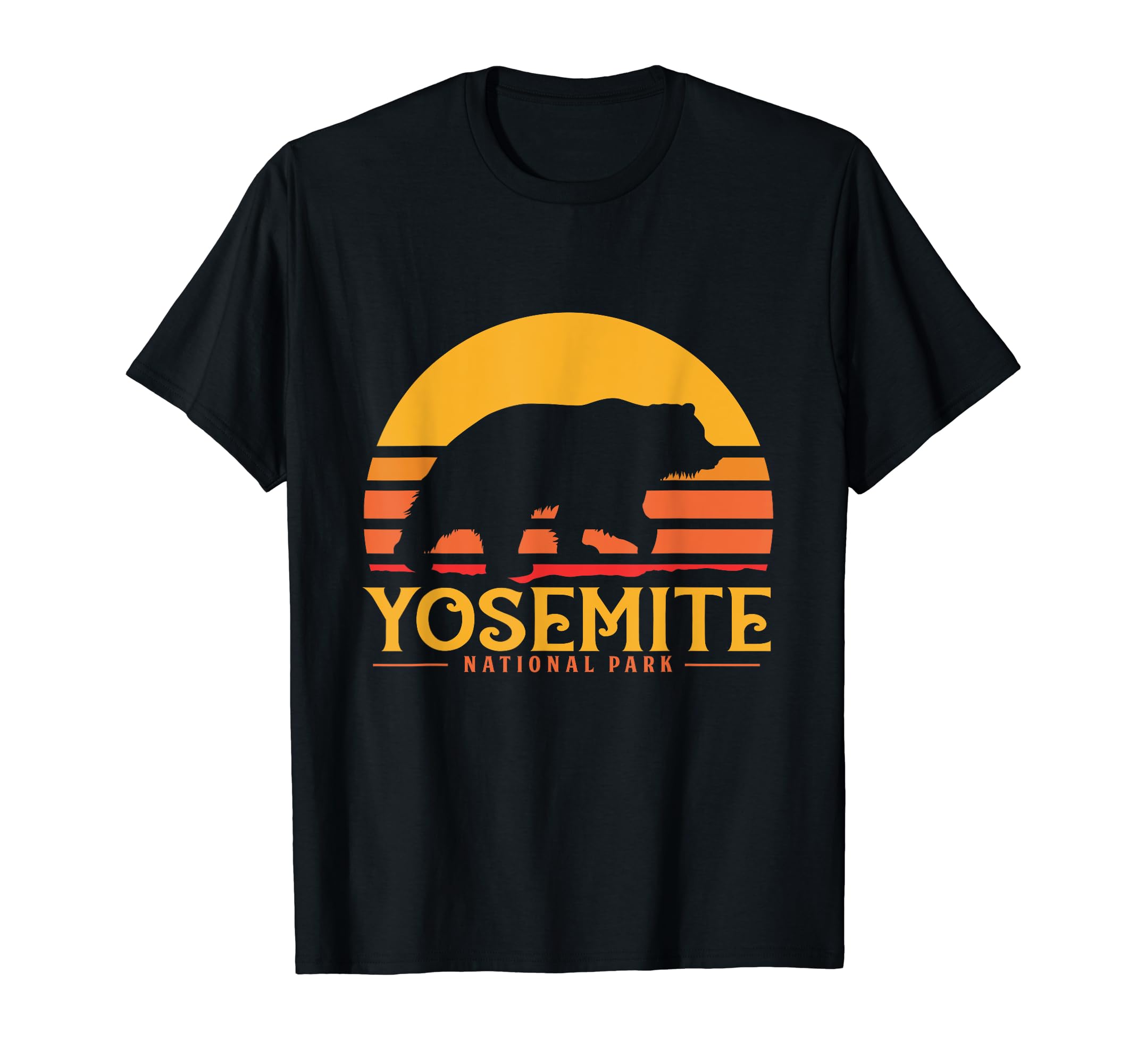 Yosemite National Park Bear Hiking Camping T-Shirt - Graphic Print Unisex - T-Shirt, Sweatshirt, Hoodie