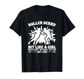 Hit Like Roller Derby Skater T-Shirt - Casual Everyday Wear for Adults - T-Shirt, Sweatshirt, Hoodie