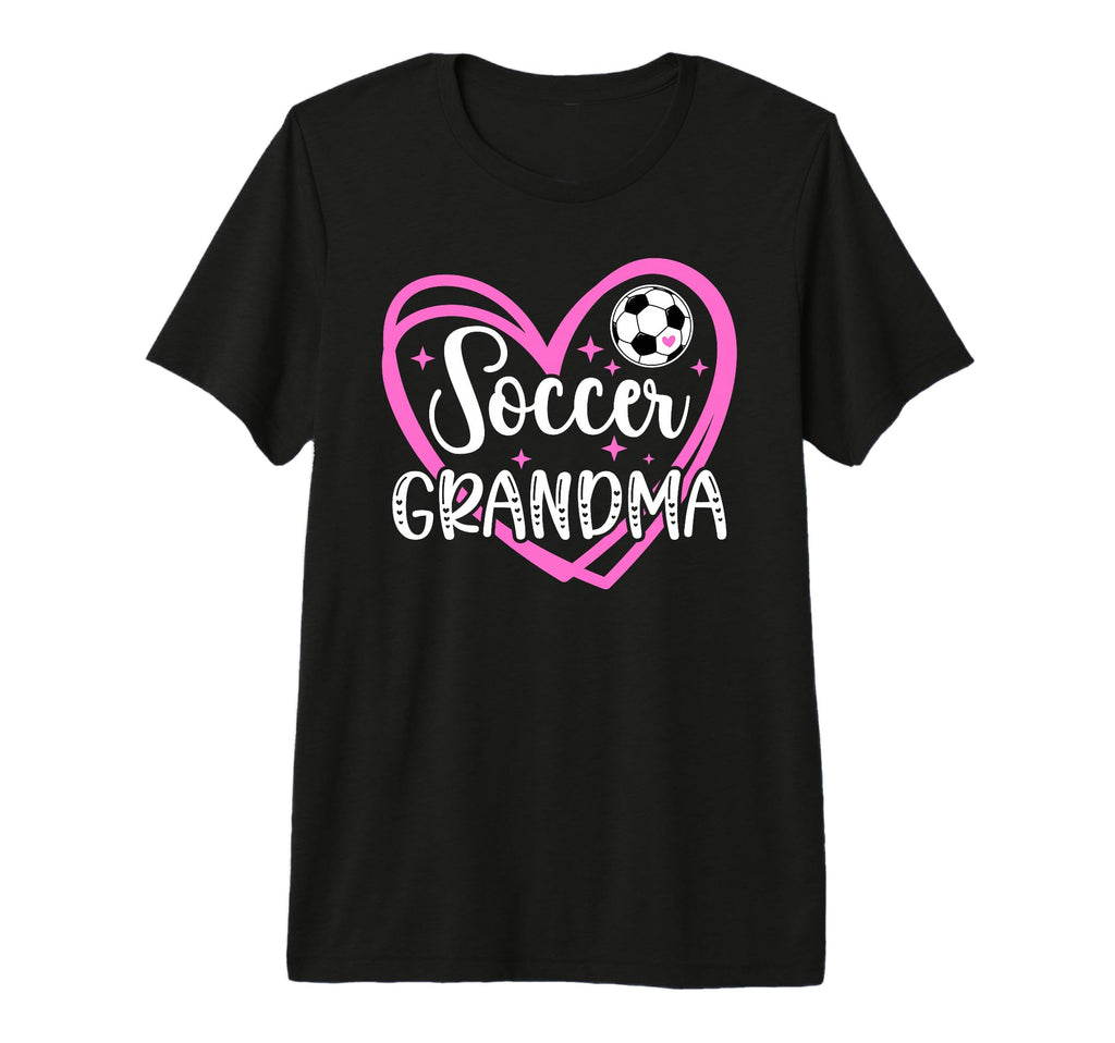 Soccer Grandma Heart Grandma Soccer Player T-Shirt - Graphic Print Unisex - T-Shirt, Sweatshirt, Hoodie
