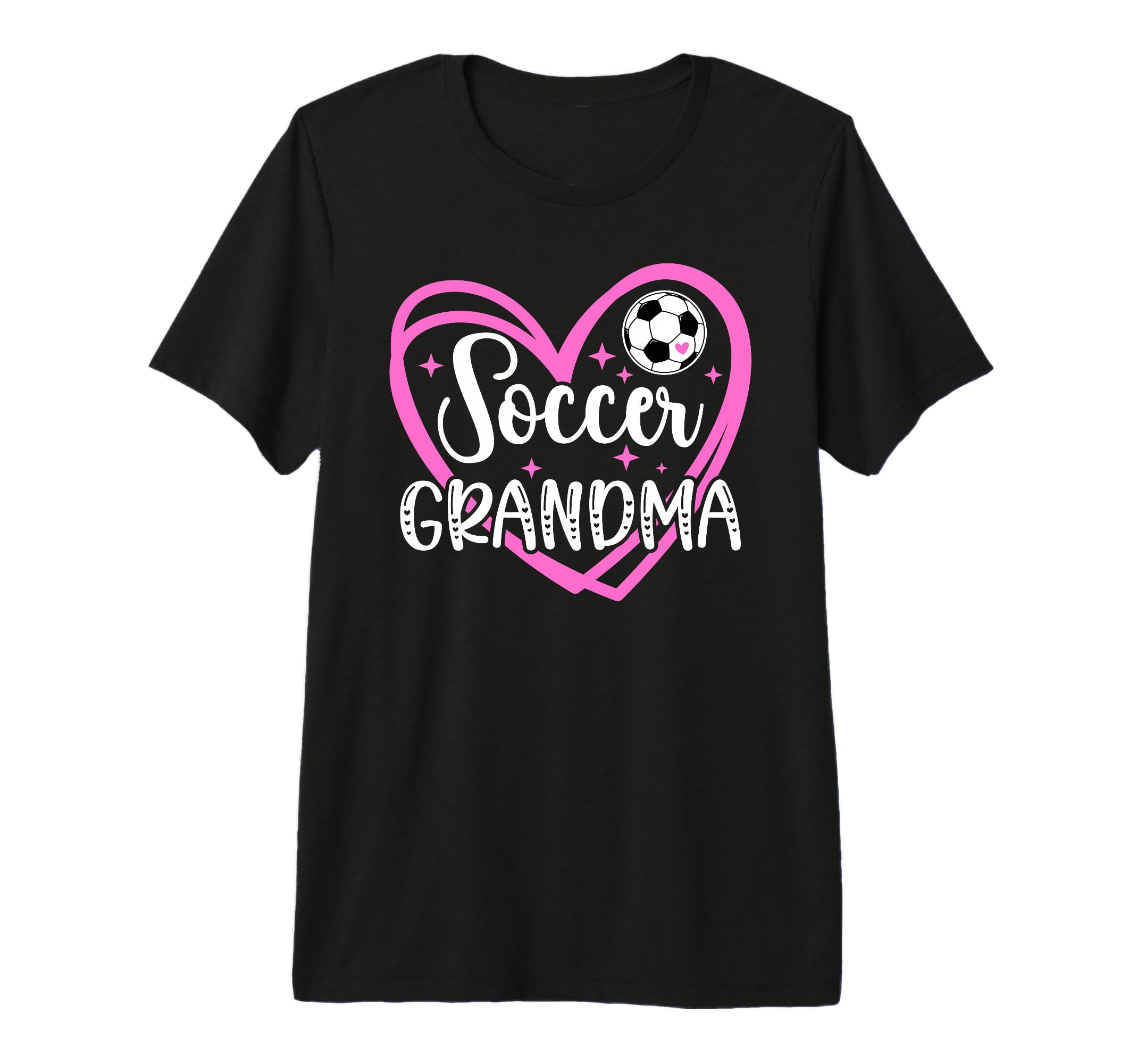 Soccer Grandma Heart Grandma Soccer Player T-Shirt - Graphic Print Unisex - T-Shirt, Sweatshirt, Hoodie
