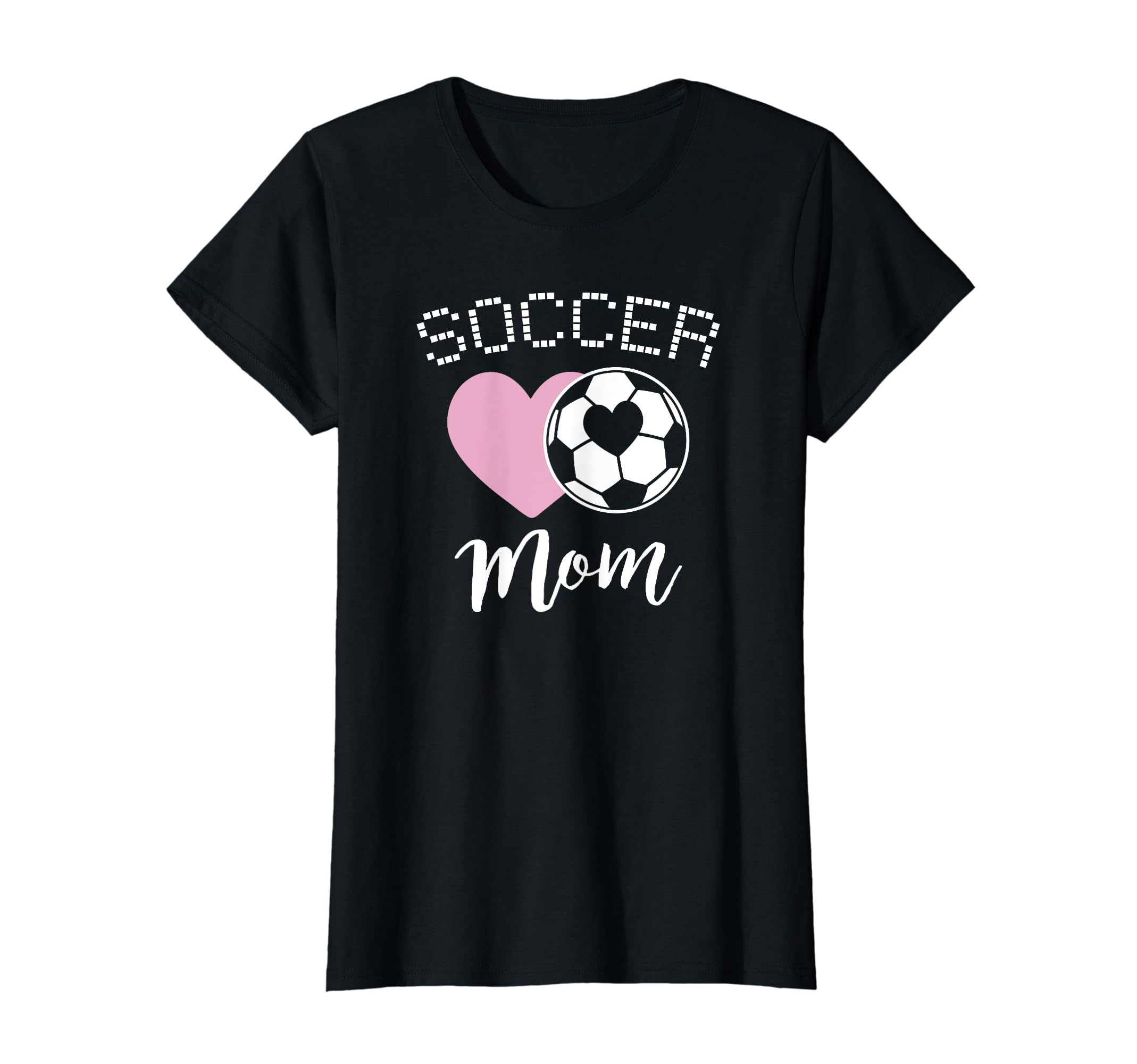 Soccer Mom Love Heart Mama Mommy Mother T-Shirt - Graphic Print Men Women - T-Shirt, Sweatshirt, Hoodie