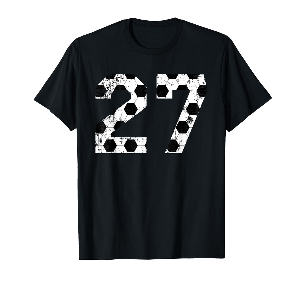Soccer 27 Jersey Number T-Shirt - Aesthetic Graphic Men Women - T-Shirt, Sweatshirt, Hoodie