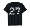 Soccer 27 Jersey Number T-Shirt - Minimalist Print Unisex - T-Shirt, Sweatshirt, Hoodie