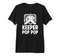 Mens Ice Hockey Keeper Pop Pop Ice T-Shirt - Graphic Print for Adults - T-Shirt, Sweatshirt, Hoodie