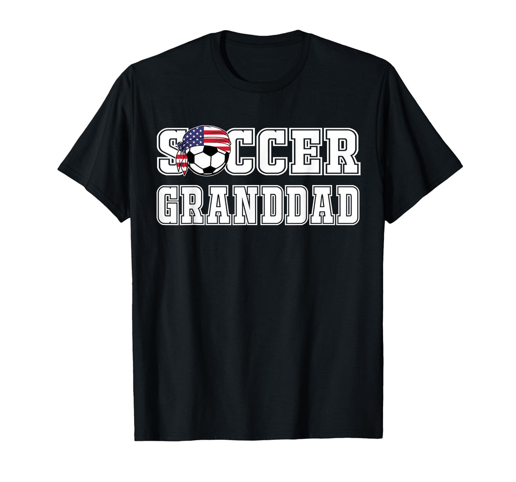 Mens Soccer Granddad Soccer Grandpa T-Shirt - Fun Novelty Design Men Women - T-Shirt, Sweatshirt, Hoodie