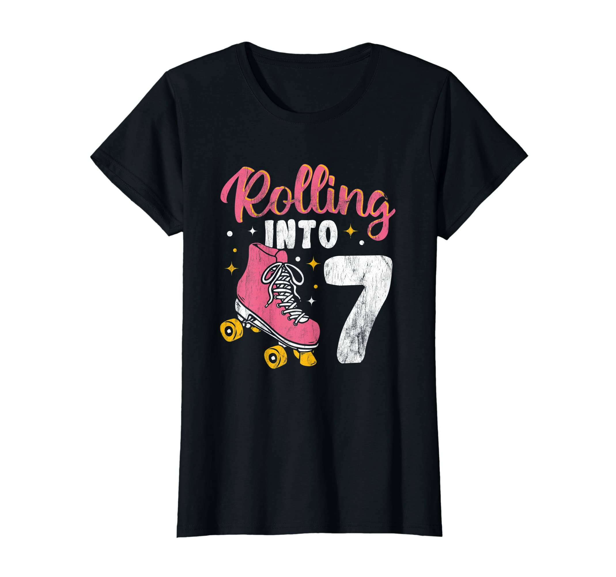 Rolling Into 7 Skating Roller T-Shirt - Casual Everyday Wear for Adults - T-Shirt, Sweatshirt, Hoodie