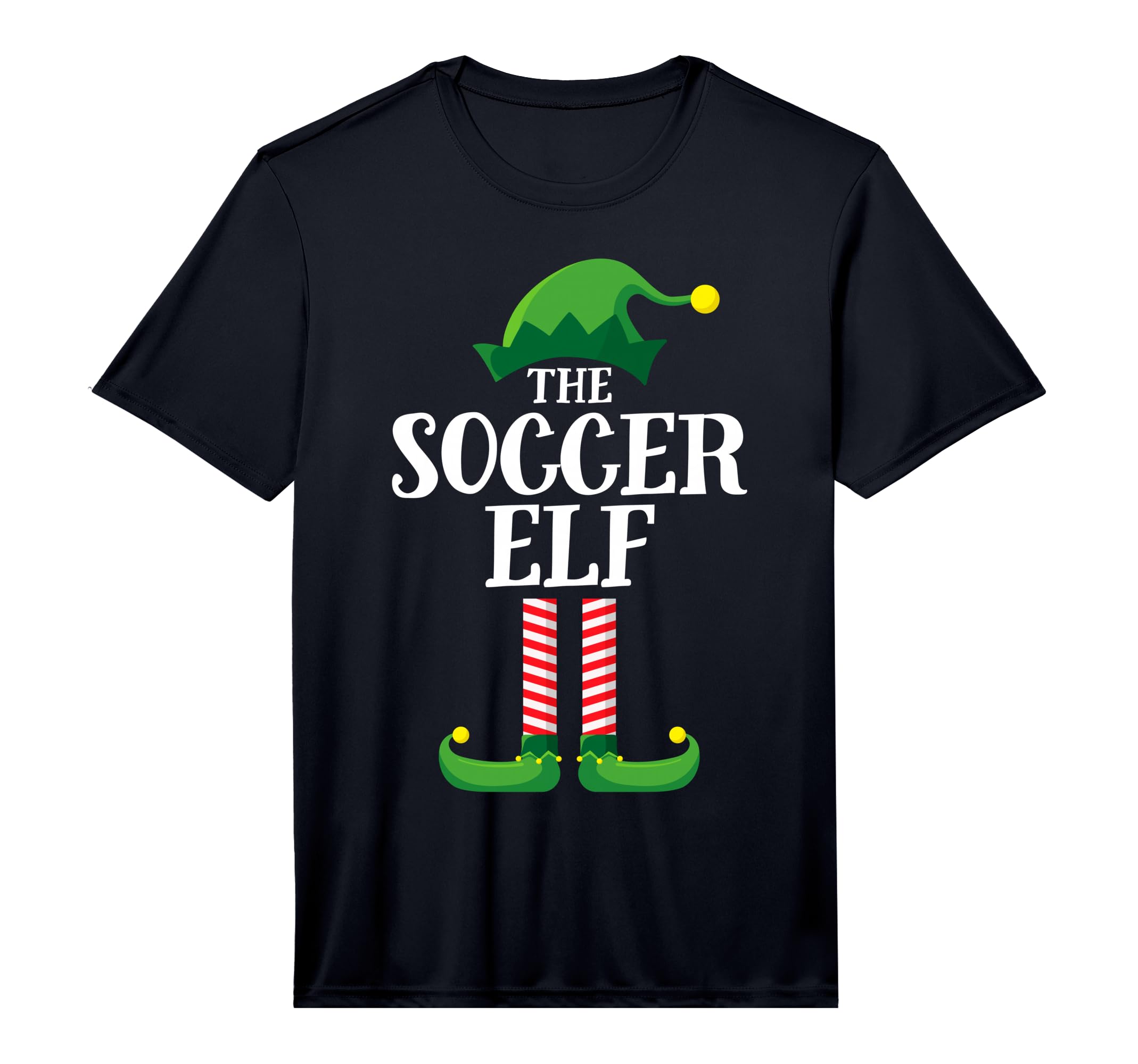 Soccer Elf Matching Family Group T-Shirt - Fun Novelty Design Men Women - T-Shirt, Sweatshirt, Hoodie
