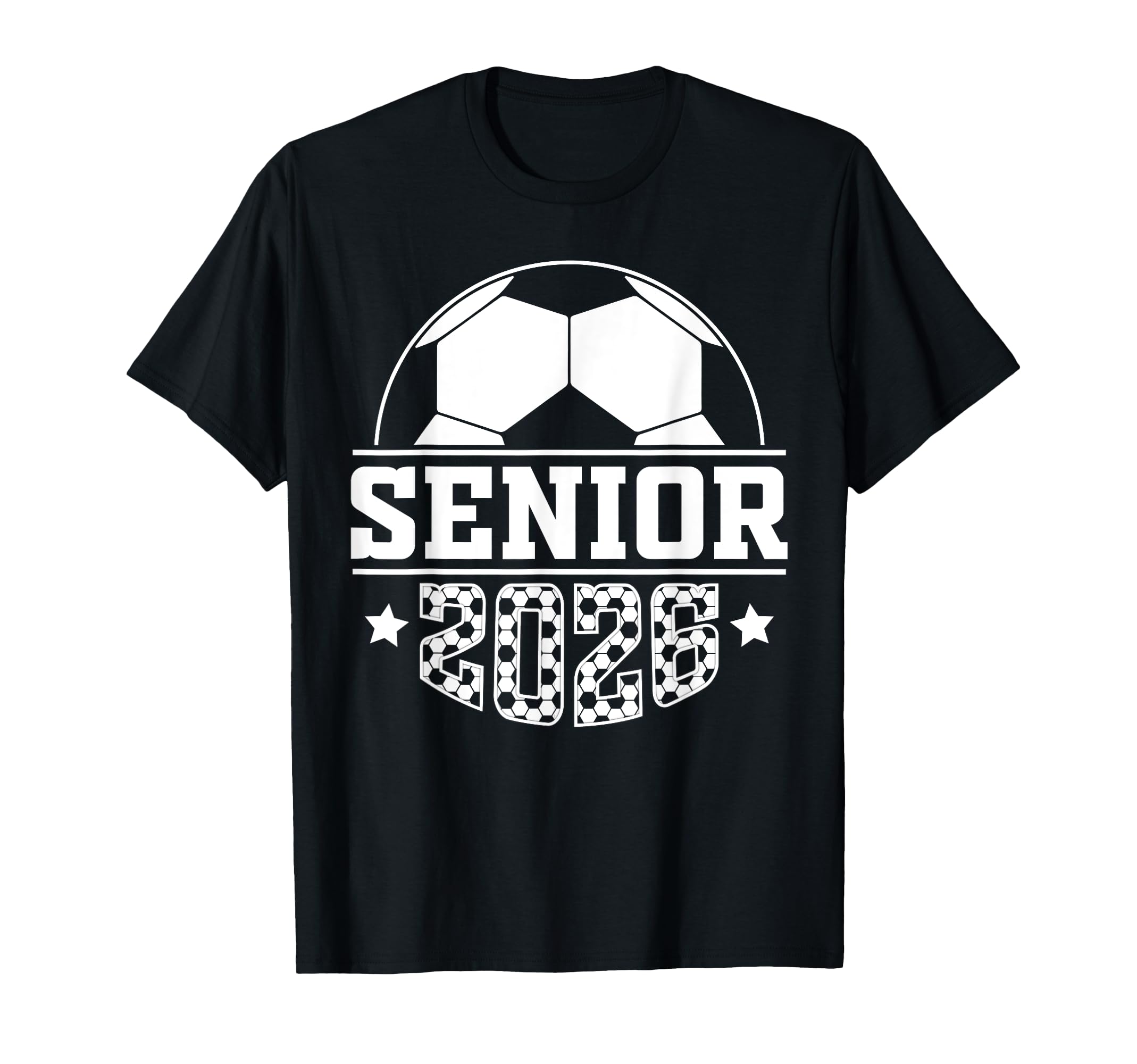 Soccer Senior 2026 Class 26 Senior T-Shirt - Custom Art Print for Adults - T-Shirt, Sweatshirt, Hoodie