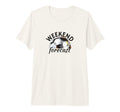 Funny Soccer Weekend Forecast T-Shirt - Minimalist Print Men Women - T-Shirt, Sweatshirt, Hoodie