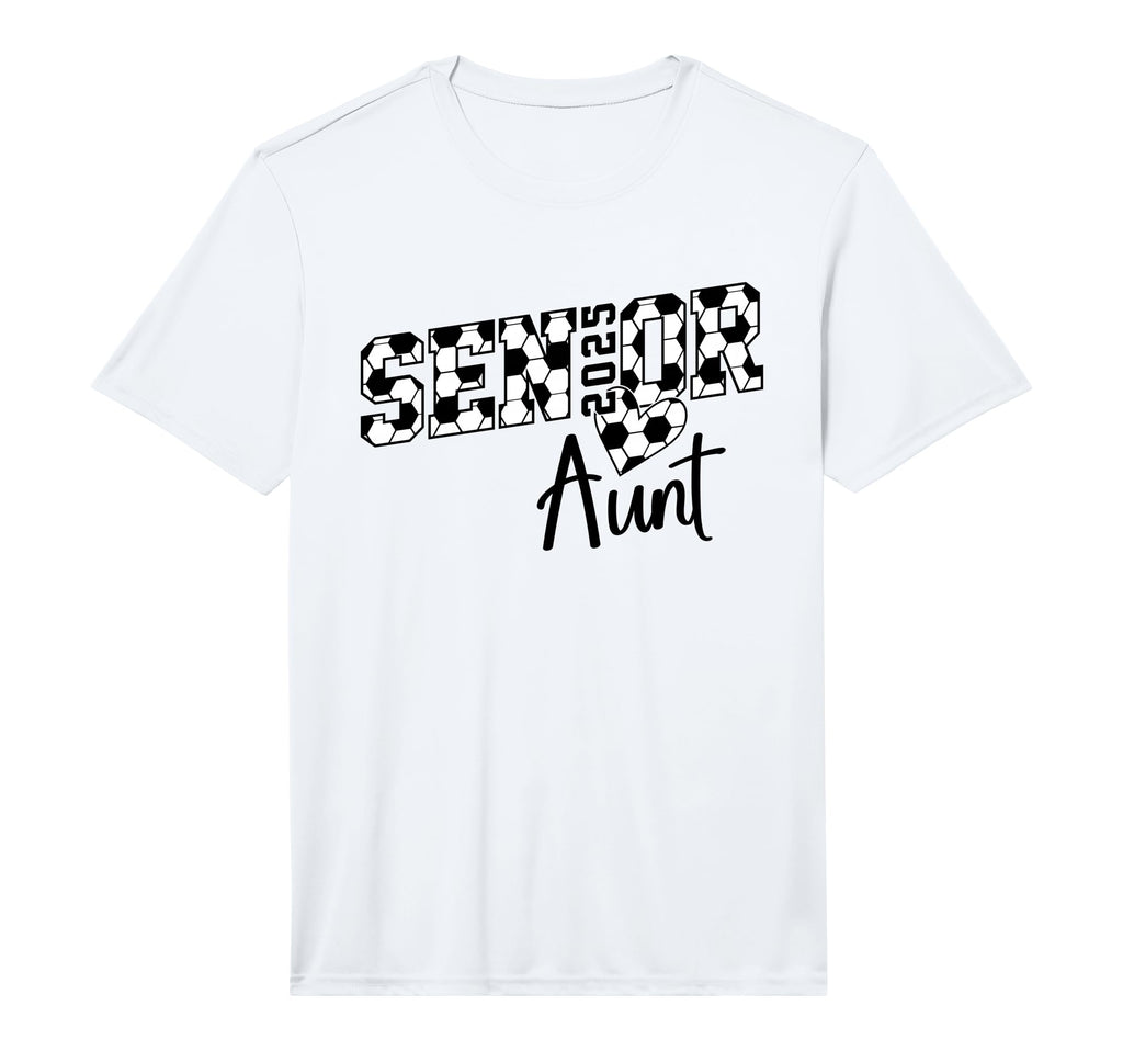 Proud Aunt Soccer Senior Class 2025 T-Shirt - Unique Graphic Unisex - T-Shirt, Sweatshirt, Hoodie