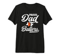 Mens Proud Dad Ballers Soccer T-Shirt - Minimalist Print for Adults - T-Shirt, Sweatshirt, Hoodie