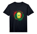 Proud Heritage Senegal Flag Soccer Ball T-Shirt - Custom Art Print Unisex - T-Shirt, Sweatshirt, Hoodie
