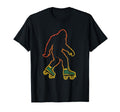 Skating Bigfoot Roller Skates T-Shirt - Trendy Graphic Unisex - T-Shirt, Sweatshirt, Hoodie