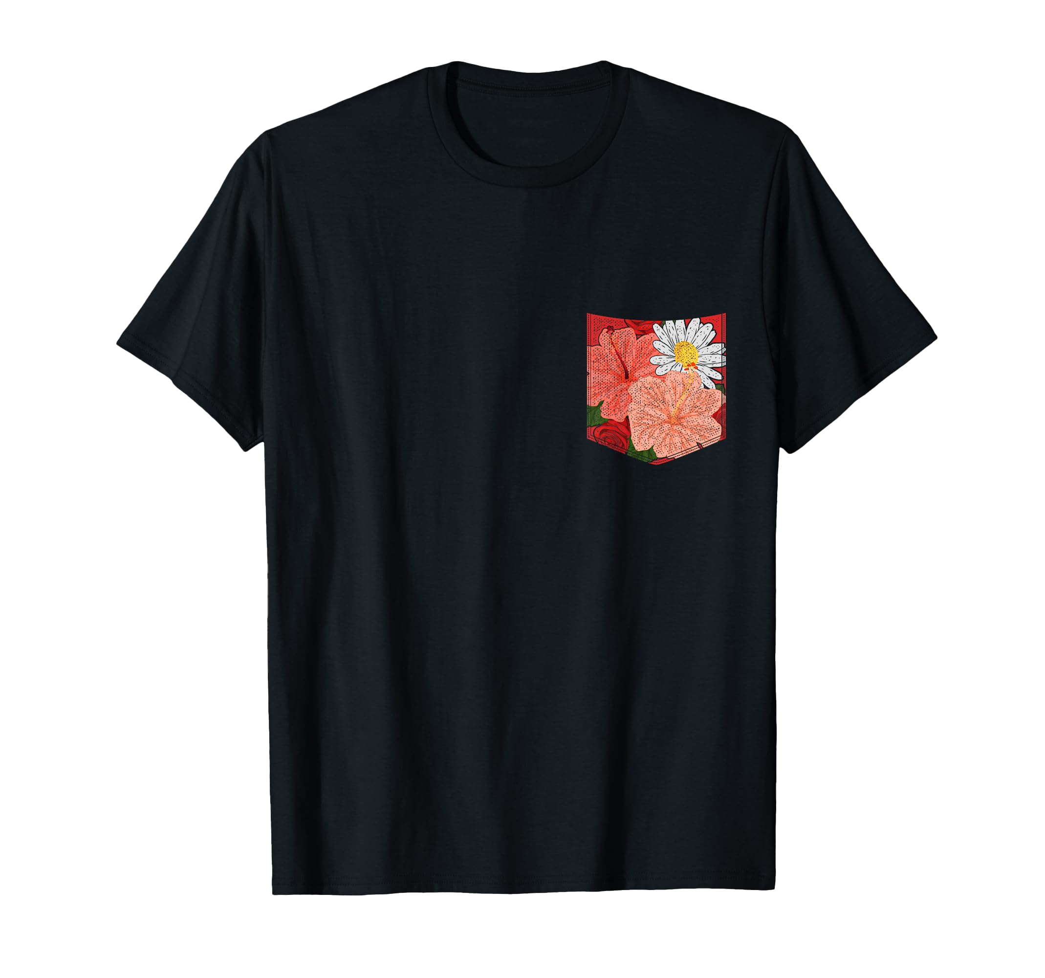 Flower Blossom Hibiscus Daisy Floral T-Shirt - Unique Graphic Men Women - T-Shirt, Sweatshirt, Hoodie