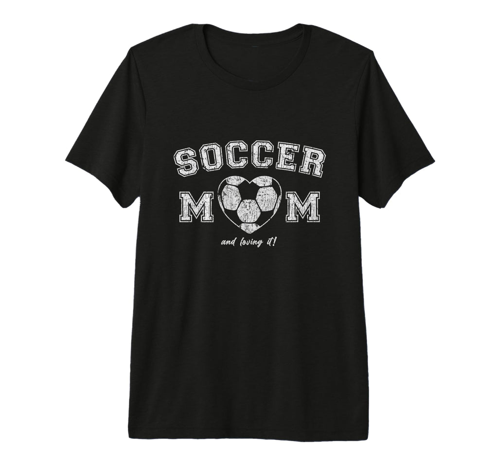 Soccer Mom Heart Casual Tri Blend T-Shirt - Trendy Graphic Men Women - T-Shirt, Sweatshirt, Hoodie