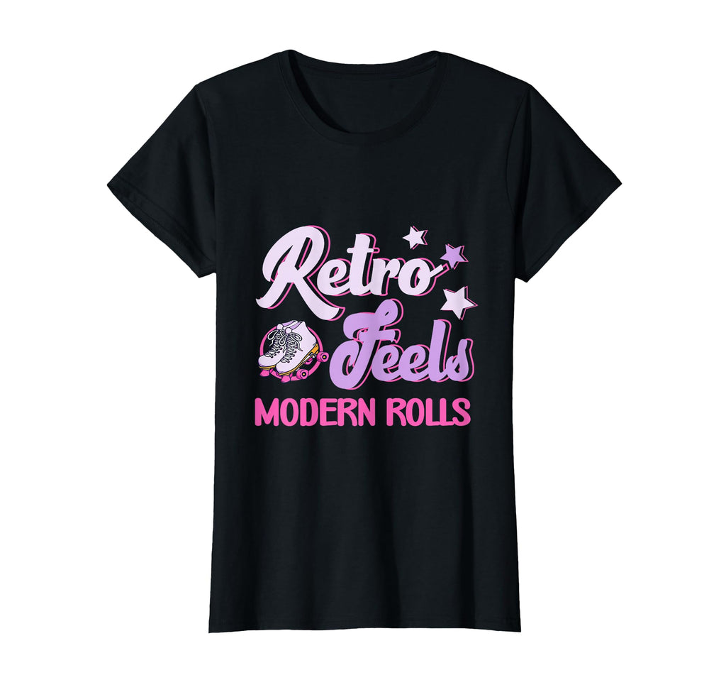Roller Skates Party Feels Modern Rolls T-Shirt - Trendy Graphic for Adults - T-Shirt, Sweatshirt, Hoodie