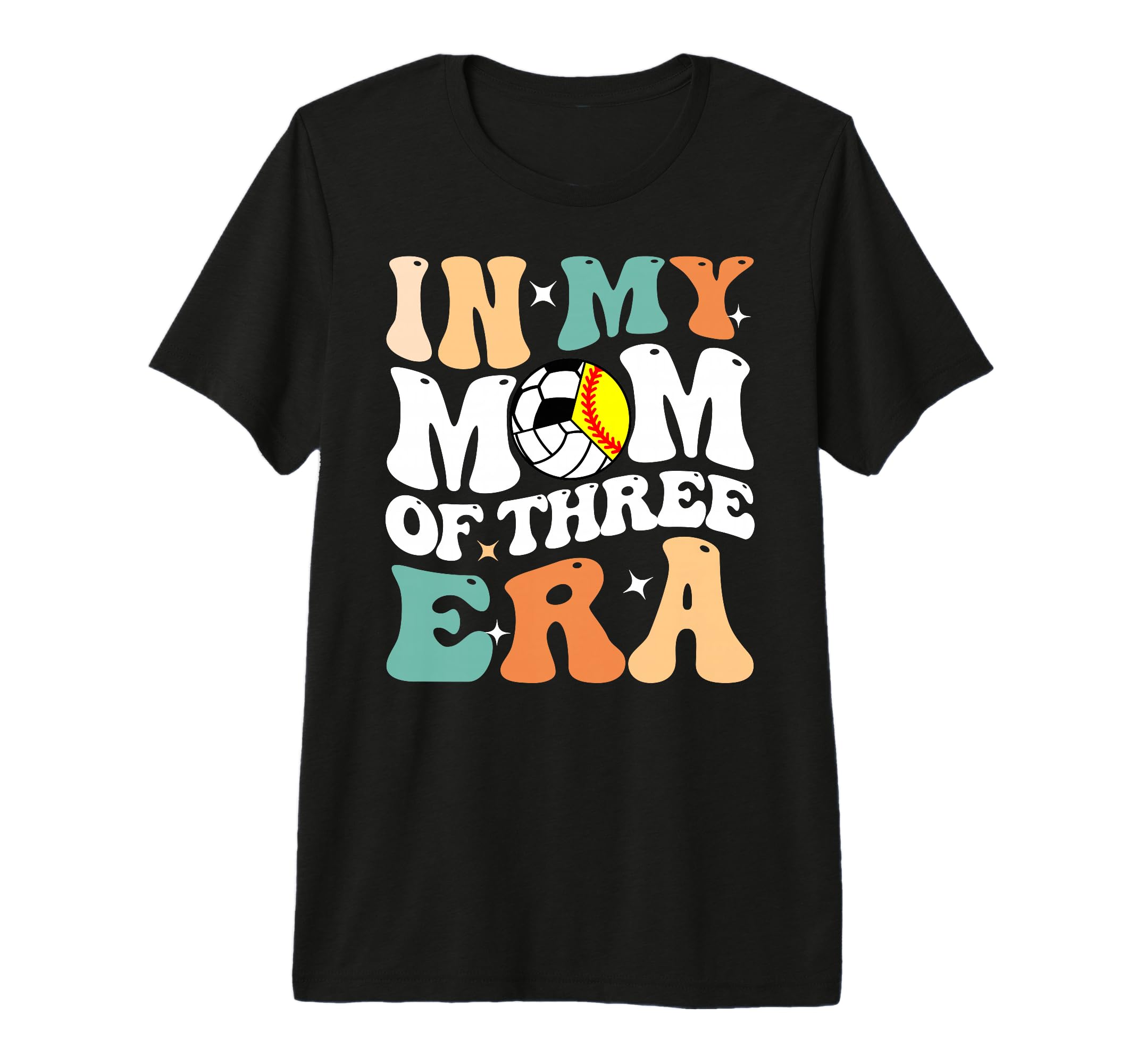 My Mom Three Era Funny Softball T-Shirt - Novelty Apparel for Adults - T-Shirt, Sweatshirt, Hoodie