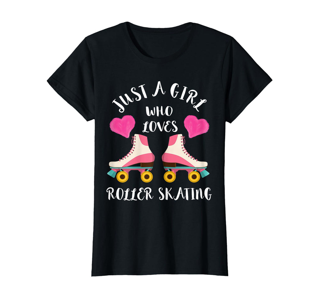 Just Who Loves Roller Skating 80S T-Shirt - Novelty Apparel Men Women - T-Shirt, Sweatshirt, Hoodie