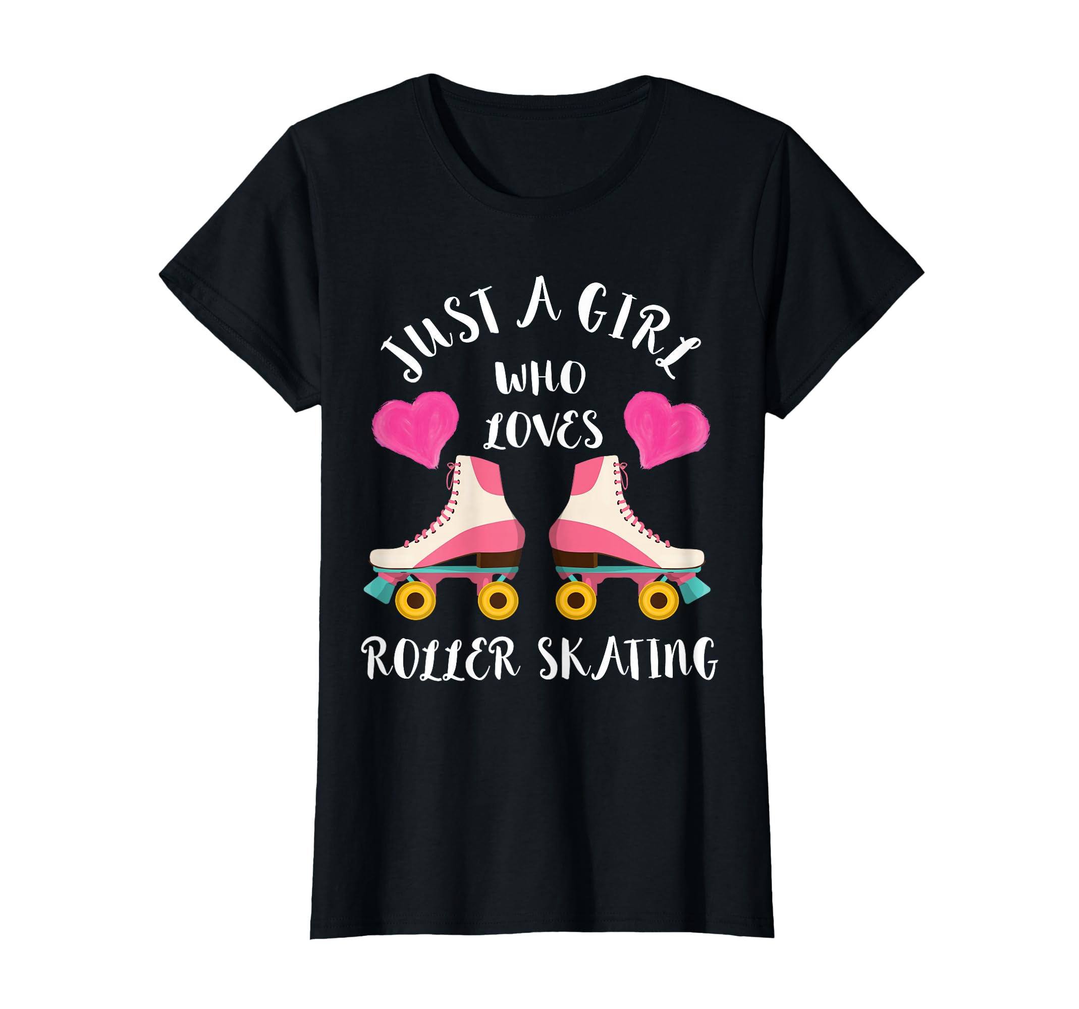 Just Who Loves Roller Skating 80S T-Shirt - Novelty Apparel Men Women - T-Shirt, Sweatshirt, Hoodie