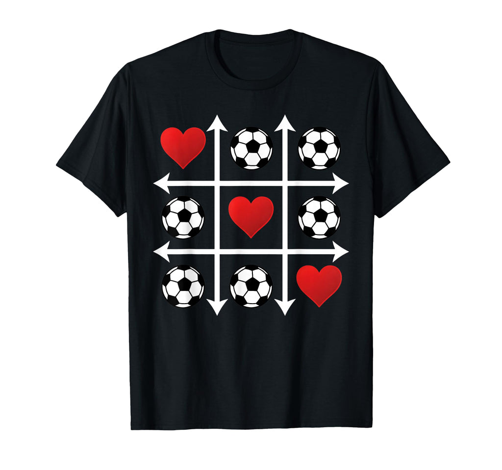 Soccer Valentine Heart Tic Tac T-Shirt - Casual Everyday Wear for Adults - T-Shirt, Sweatshirt, Hoodie