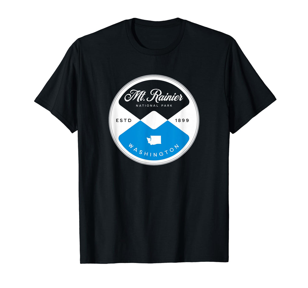Mt Rainier National Park Washington T-Shirt - Custom Art Print for Adults - T-Shirt, Sweatshirt, Hoodie