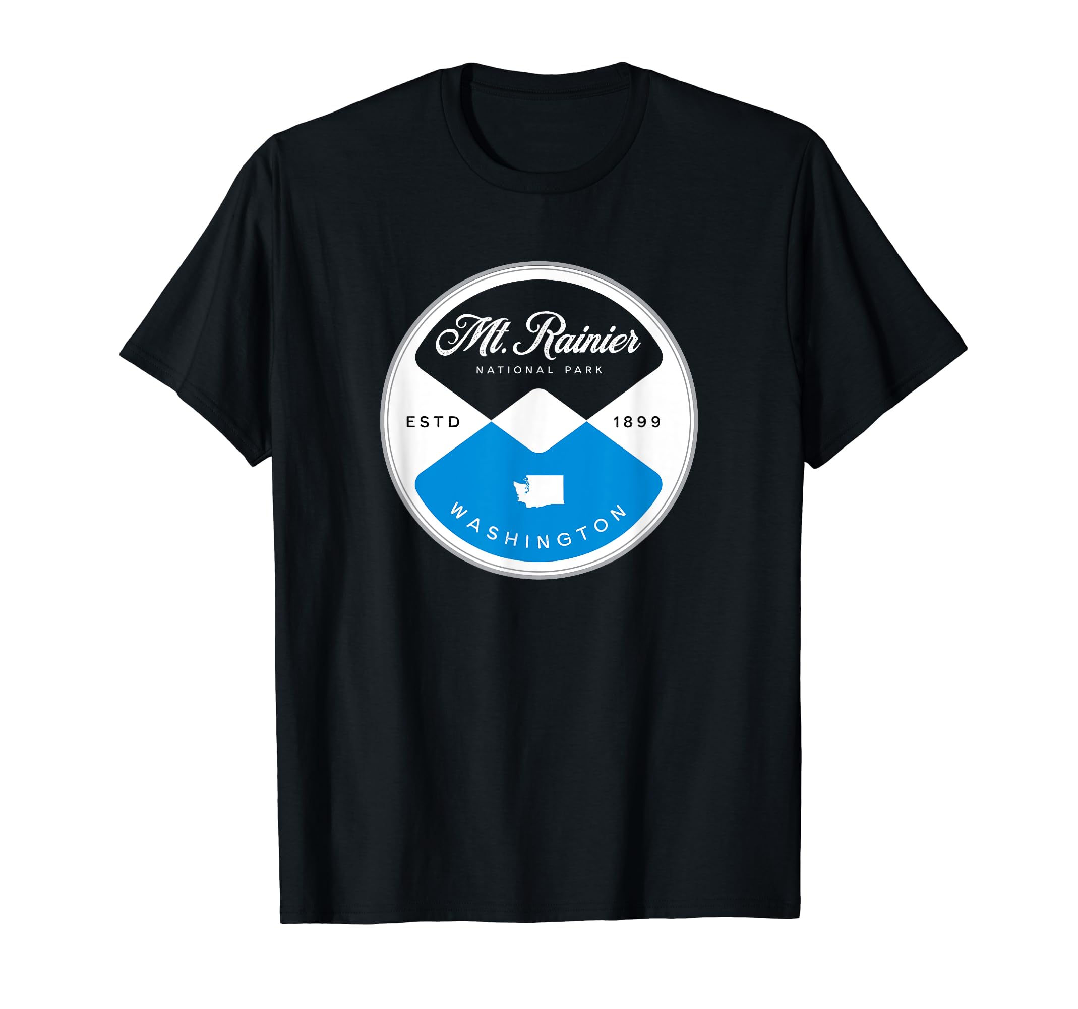 Mt Rainier National Park Washington T-Shirt - Custom Art Print for Adults - T-Shirt, Sweatshirt, Hoodie
