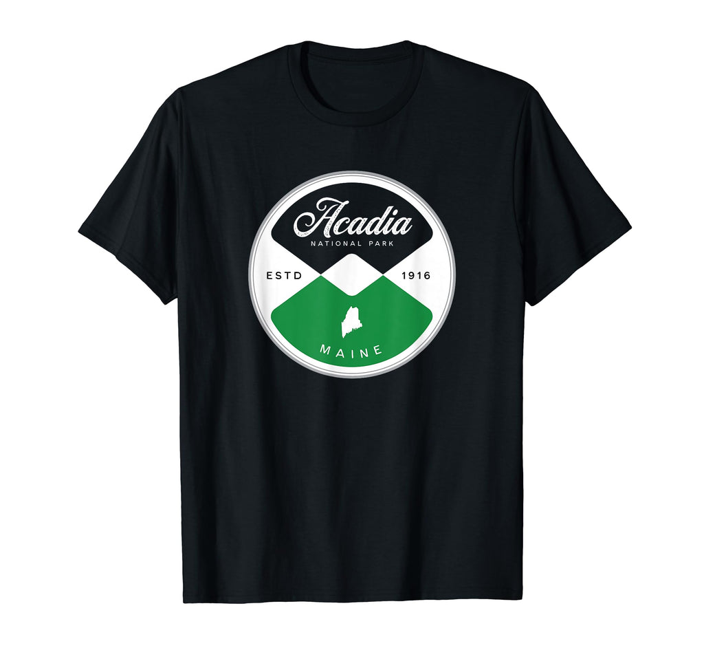 Acadia National Park Maine Circle T-Shirt - Streetwear Style Men Women - T-Shirt, Sweatshirt, Hoodie
