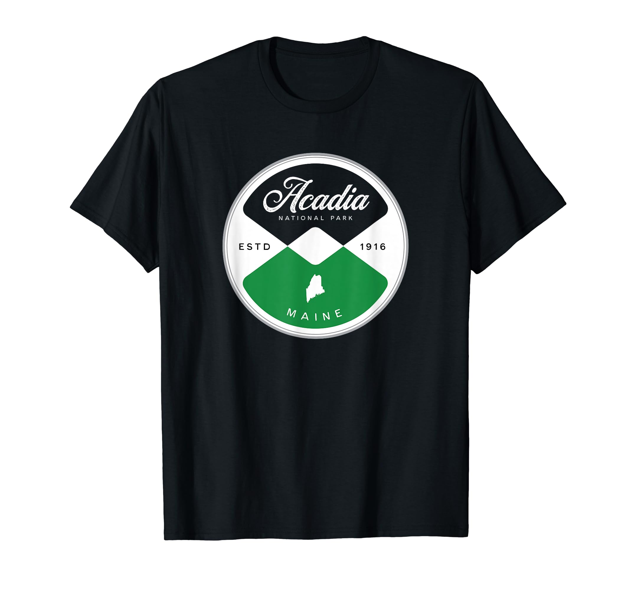 Acadia National Park Maine Circle T-Shirt - Streetwear Style Men Women - T-Shirt, Sweatshirt, Hoodie