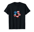 American Flag Soccer Soccer T-Shirt - Custom Art Print for Adults - T-Shirt, Sweatshirt, Hoodie