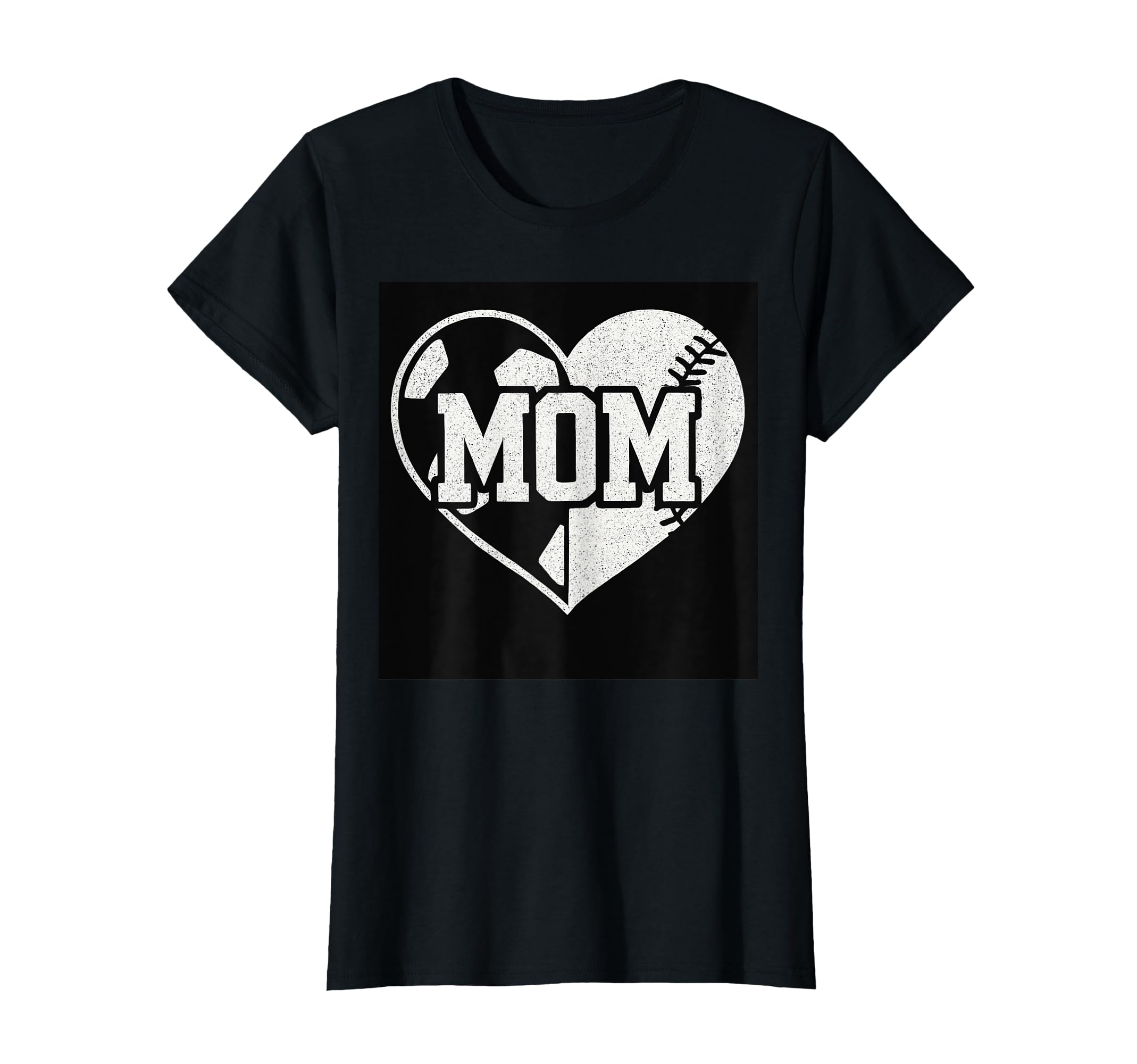Ball Mom Soccer Football Baseball Mom T-Shirt - Trendy Graphic for Adults - T-Shirt, Sweatshirt, Hoodie