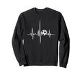 Soccer Heartbeat Goal Line Sweatshirt - Trendy Graphic for Adults - T-Shirt, Sweatshirt, Hoodie