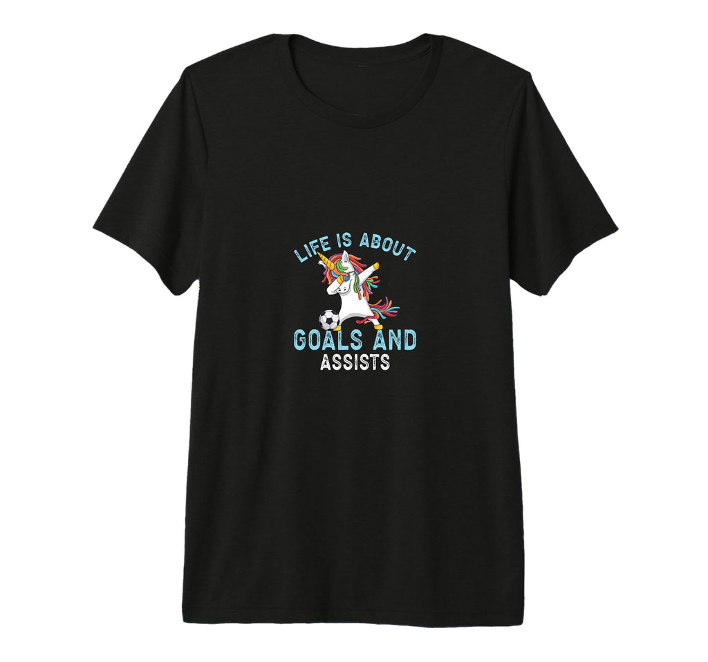 Soccer Funny Life Is About Goals T-Shirt - Casual Everyday Wear for Adults - T-Shirt, Sweatshirt, Hoodie